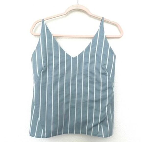 Bishop + Young Striped Marisa Cami in Misty Blue, Size XS - Excellent Condition - Picture 3 of 9